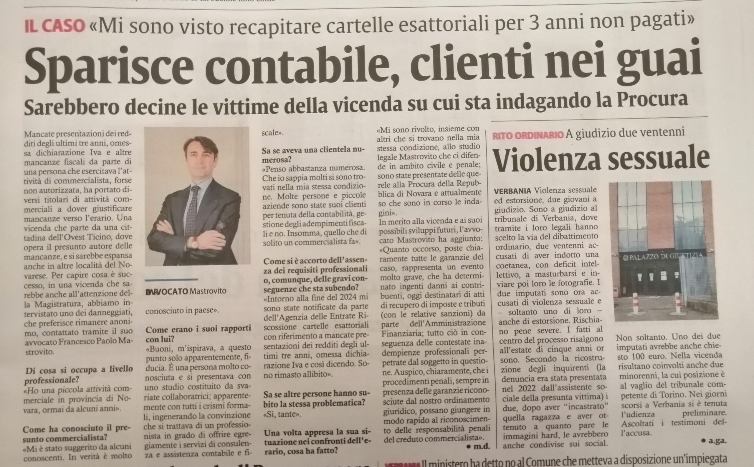 Parlano di noi.